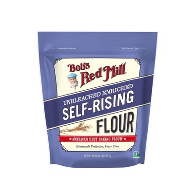Bob s Red Mill Self-Rising Flour 3 lb Bag, Ideal for Biscuits Pancakes