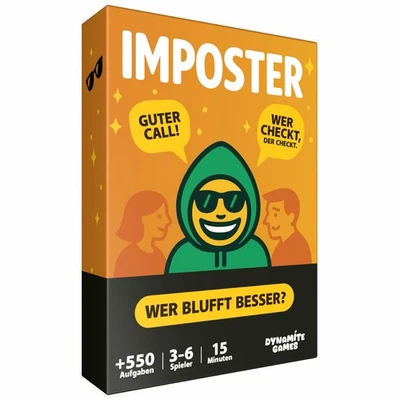 DYNAMITE STUDIOS GMBH Imposter - Wer blufft besser? - Partyspiel - NEU & OVP