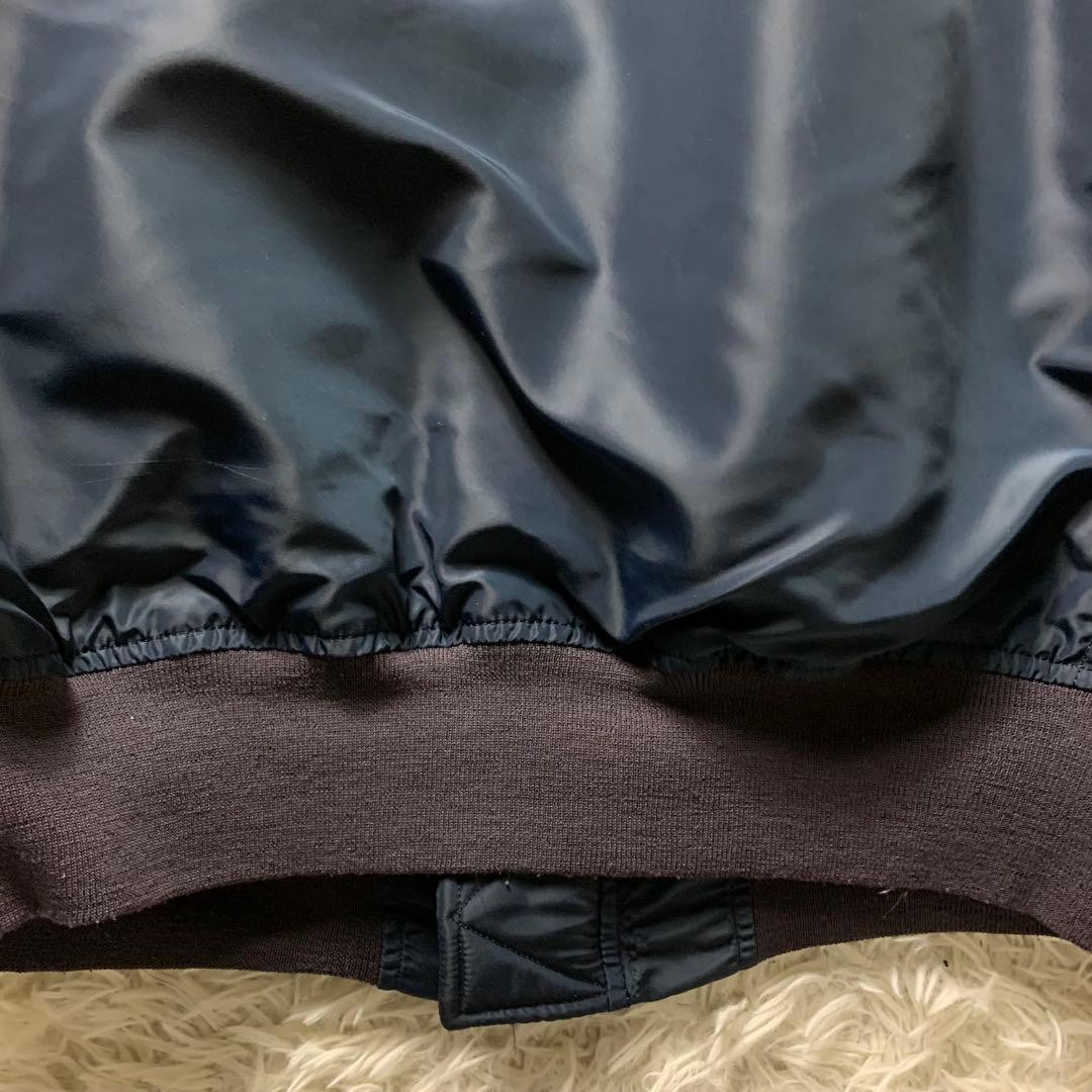 BUZZ RICKSONS Fabric Flight Jacket Navy Size 40 M… - image 15