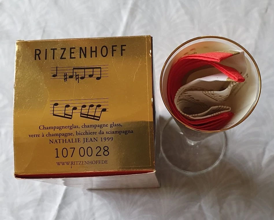 Ritzenhoff-Flûte de champagne de collection-Nathalie JEAN 1999 - Photo 2/4