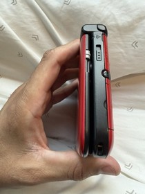 Nintendo 3DS XL Console US Model Red Black  TESTED WITH STYLUS GREAT CONDITION!