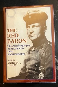 THE RED BARON Autobiography of Manfred Von Richthofen MYLAR COVERED DJ ULANOFF