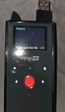 Flip Video MinoHD F460B / 4GB HD 720p Camcorder / Black / Tested & Working