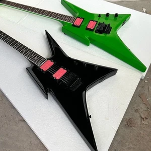 24 Frets 6 String Electric Guitar Rosewood Fretboard Black Hardware