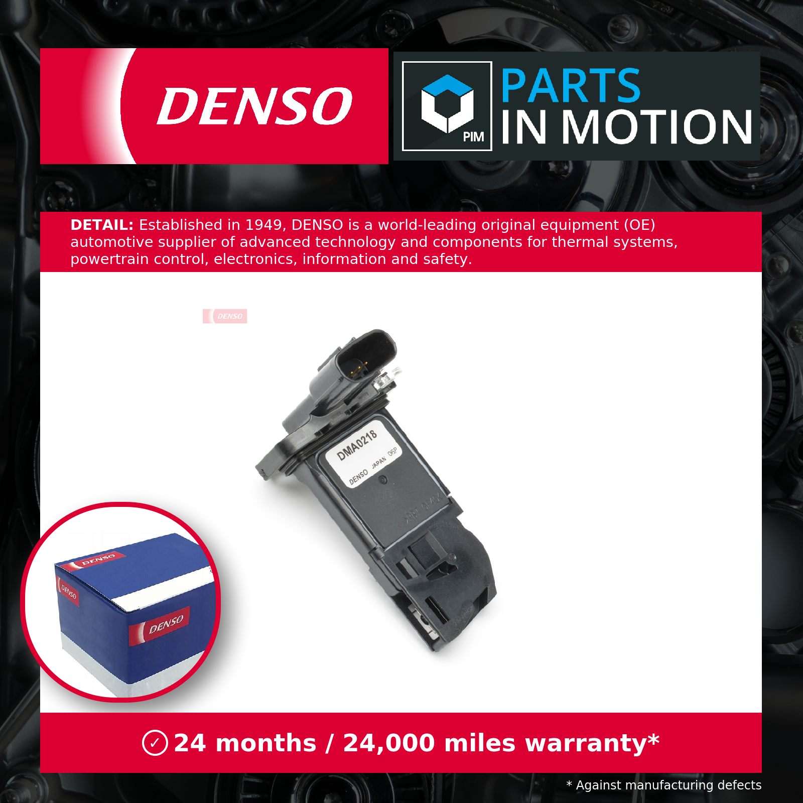 Air Mass Sensor fits LEXUS IS220d Mk2 2.2D 10 to 12 2AD-FHV Flow Meter Denso New - Image 7