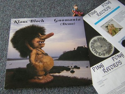 KLAUS BLOCH Gnomania 2000 LP +INSERTS 180g Vinyl LTD 518 PING PONG , KRAUTROCK