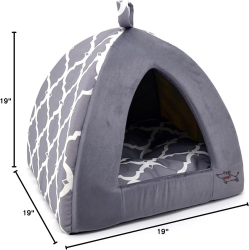 Durable Soft-Sided Pet Tent with Pillow, Machine Washable - 19" Cozy Retreat - Picture 7 of 7