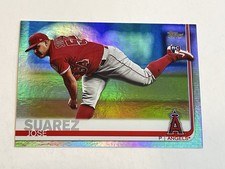 2019 Topps Update Baseball Rainbow Foil - Jose Suarez RC - Los Angeles Angels
