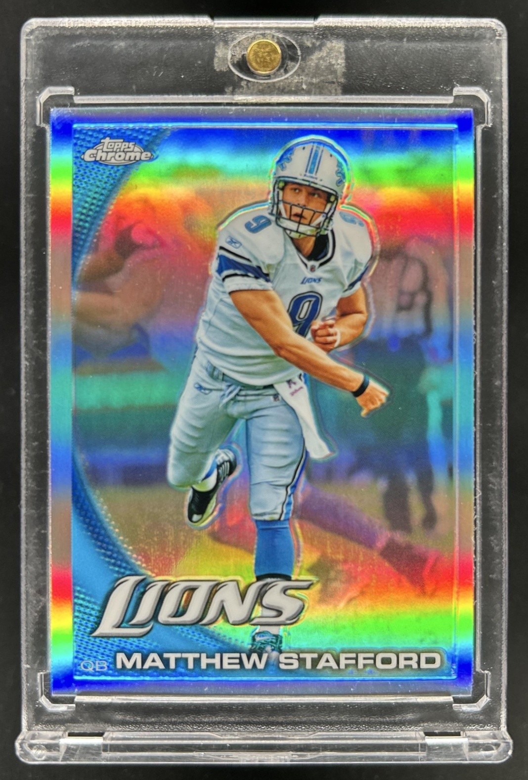 2010 Topps Chrome Matthew Stafford Refractor #C33 Lions