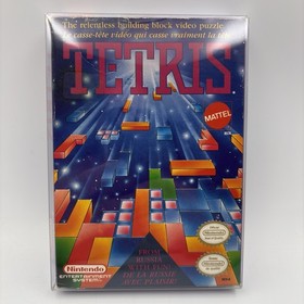 Tetris NES (Nintendo Entertainment System, 1989) MINT CIB Complete W/Inserts