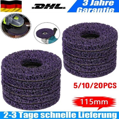 5x Rostio CSD Scheibe Lila CBS Grob-Reinigungsscheibe 125mm Winkelschleifer DHL