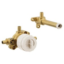 Moen WMV130XS 1 Handle Wall Mount Tub Filler 1/2" Crimp Ring PEX Rough-In Valve