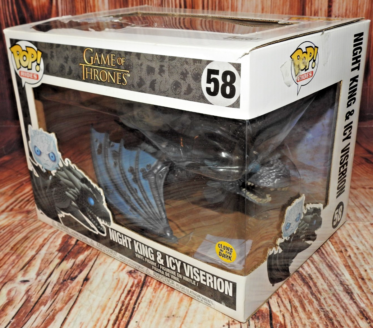 FUNKOPOP！ゲームオブスローンズ　ナイトキング&ドラゴン Amazon.com: Funko POP! Deluxe: Game of Thrones - Night King