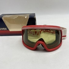 Vintage UVEX Snow Ski Snowboard Goggles Winner  Anti-Fog Red U148R