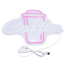 Neon Sign USB Powered Energy Saving LED Coffee Neon Light For Party Advertis Kit