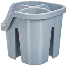 Eco 100% Recycled Plastic Cutlery Utensil Drainer Tray holder caddy with 4