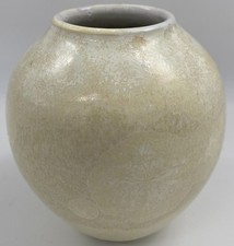 Veronica Sandercock Studio Pottery Vase White Crystalline Glaze 4