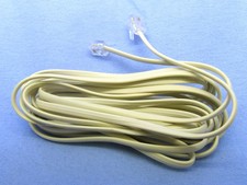 TEC20, Philmore IVORY 25 Foot 4 Conductor RJ11 Male to Male Telephone Cord