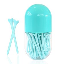 Stable Durable Plastic Golf Tees 60Pcs Size 2-3/4 Inch or 3-1/4 Inch Package...