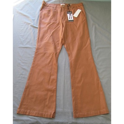 Sofia Jeans By Sofia Vergara Melissa Flare Leg Brown Ladies 16 High Rise