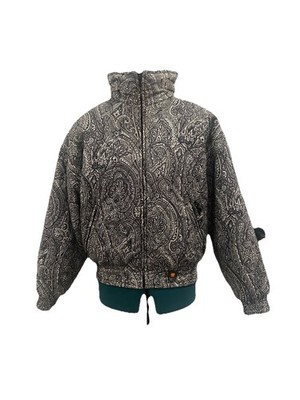 Vintage Ellesse Paisley Print All Over Puffer Jacket