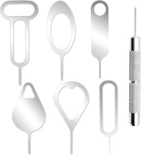 7Pcs SIM Card Removal Openning Tool Tray Eject Pins Needle Opener Ejector Compat