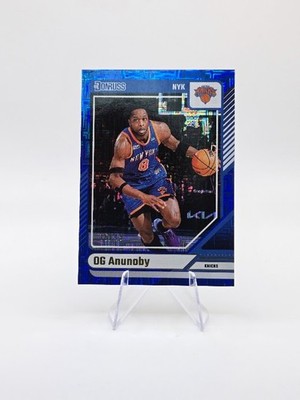OG Anunoby 2024-25 Panini Donruss Choice Blue Mojo SP /49 #185 Knicks