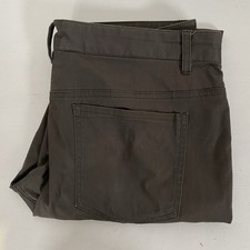 Connor Mens Brown Slim Stretch Chino Pants Size 33 Weathered Marks Worn JL116W