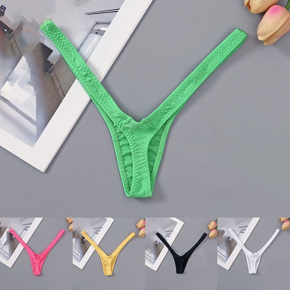 Essential Solid Color G String Thongs for Women's Underwear Collection ...