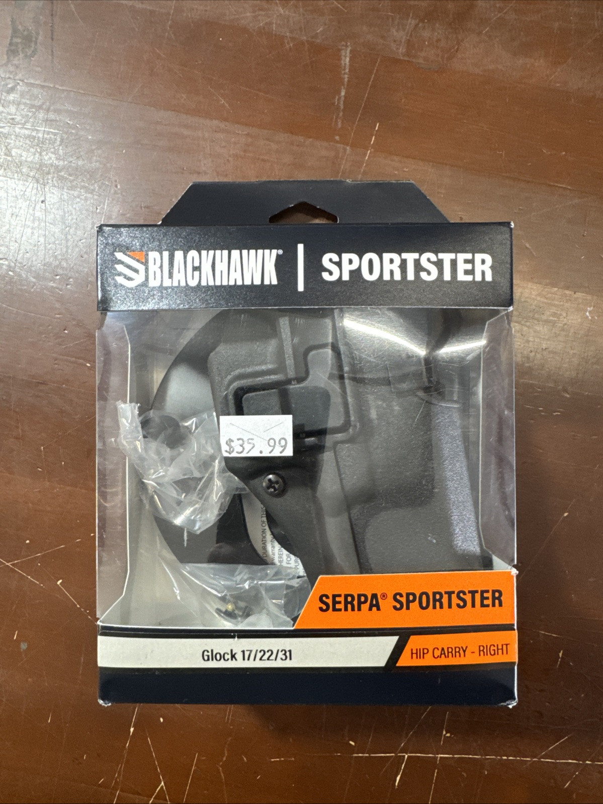 Blackhawk SERPA Sportster Paddle Holster for Glock 17/22/31 Right - 413500BK-R