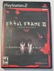 PlayStation 2 Video Game, Fatal Frame II Crimson Butterfly, 2003 Tecmo, EX Cnd