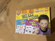 Math Bingo Educational Play Addition Multiplication Subtracion Division NEW