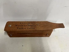 VINTAGE M. L. LYNCH CO. 102 WORLD CHAMPION TURKEY CALLER 1958