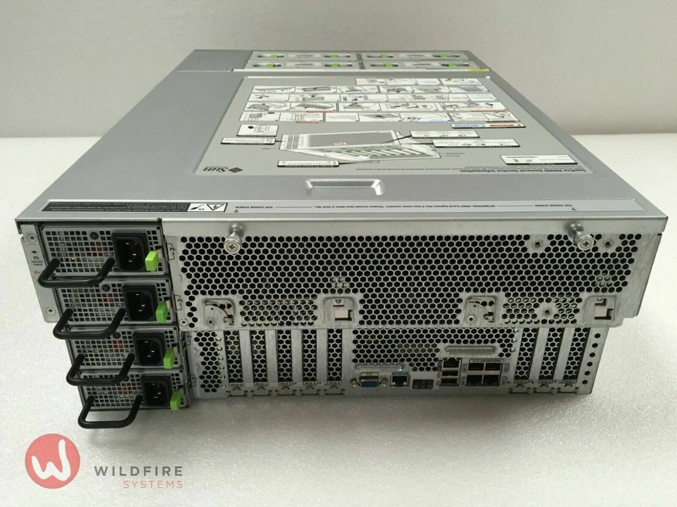 Sun Fire X4600 M2, 4x 2.6GHz Dual Core, 32GB, 2x 146GB, 4x PSUs, Rack kit - Image 3 of 3