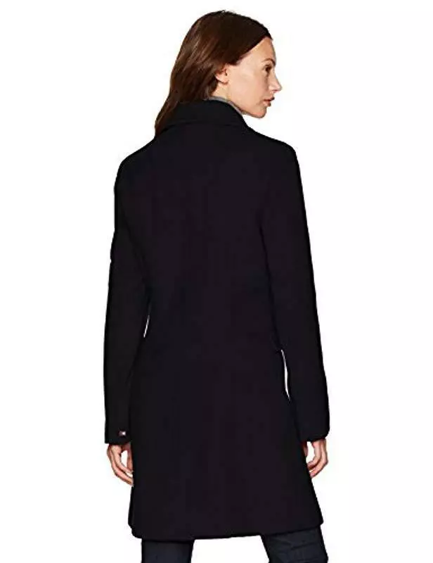 Tommy hilfiger wool military coat hotsell