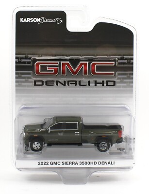 ミニカー 1/64 2022 GMC SIERRA 3500 HD PRO DUALLY 1/64 2022 GMC Sierra 3500HD Pro Dually, Summit White, Karson