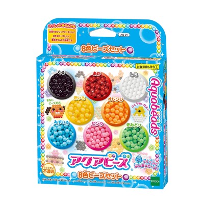Aqua beads Art 8 color beads set (japan import)