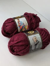 2: Lion Brand Hometown USA, NAPA VALLEY PINOT, Super Bulky Yarn
