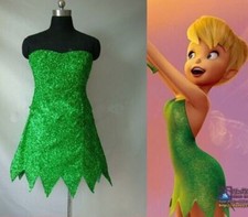 Adult Women Halloween Fancy Dress Ladies Tinker Bell Cosplay Costume Pixie UK
