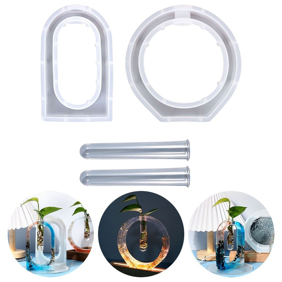 Reusable Silicone for DIY Test Tube Vases AB Glue Compatible Easy to