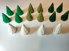 New Small Pine Trees #2435 — 16 Pieces — Custom & Compatible