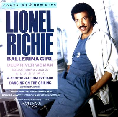 Lionel Richie - Ballerina Girl, Deep River Woman, Dancing On EUR Maxi 1986 .