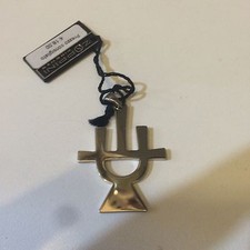 CIONDOLO ZOPPINI FIRENZE "CELTICO" ACCIAIO REF. U1080.3  -NUOVO-