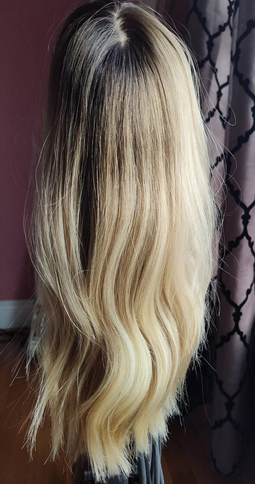 Wigs by Tiffani HUMAN HAIR TOPPER Premium SILK TOP, 8X8, 14” BLONDE