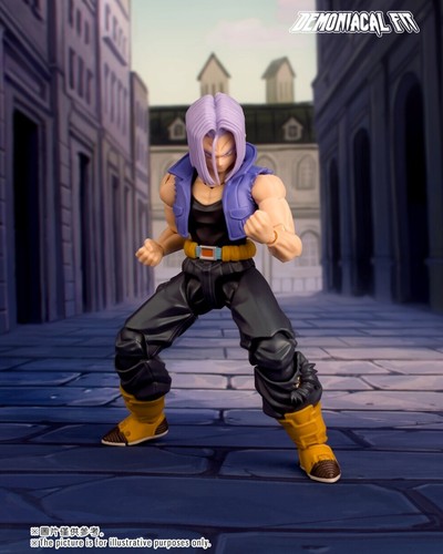 In Stock Demoniacal Fit Dragon Ball The Coming One Top Gun Trunks Action Figure - Picture 18 of 18
