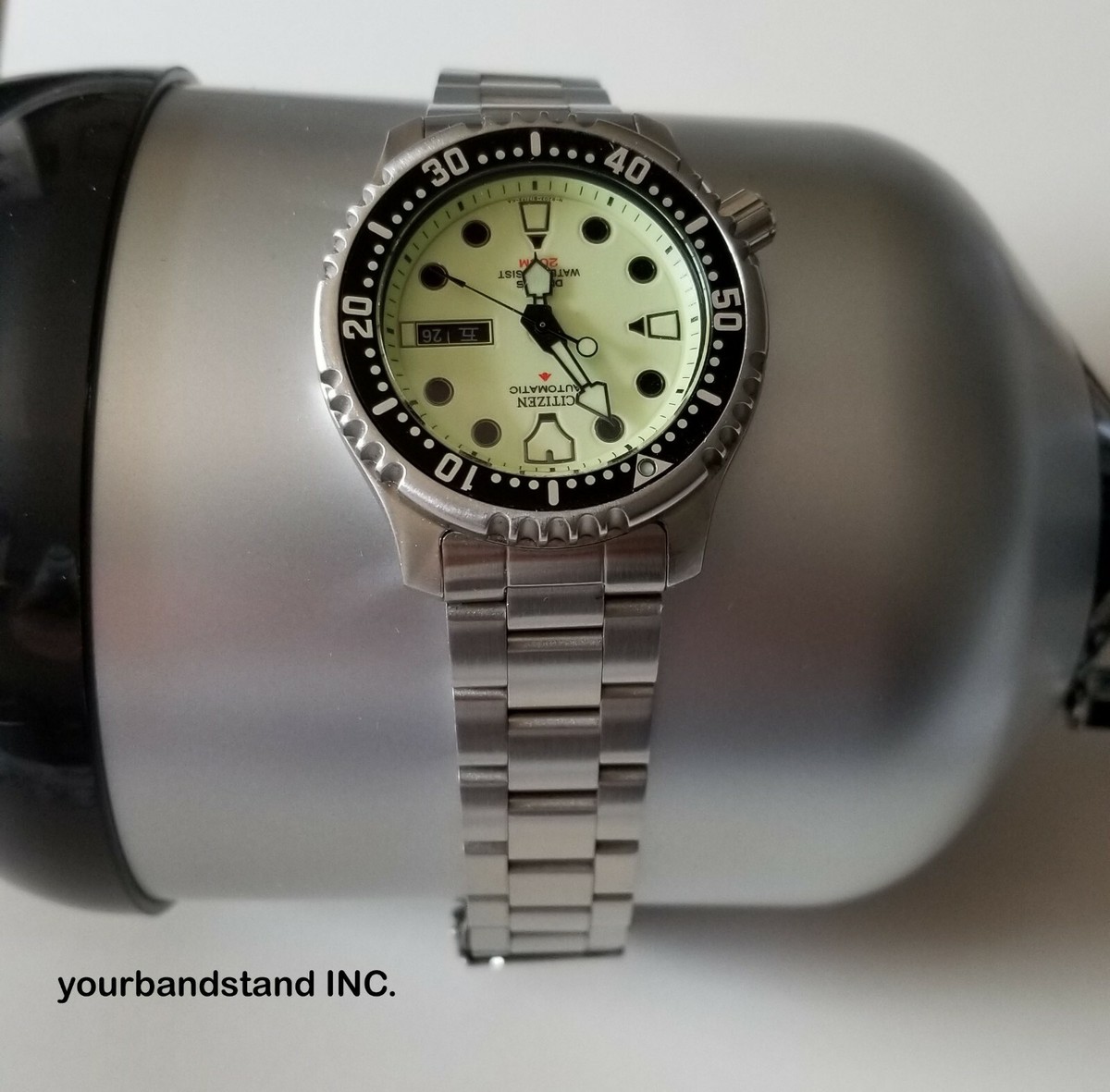 Bracelet Métal Citizen Promaster 20mm Brossé - Neuf Avec étiquettes, Pour Modèles NY0040-5 Etc.