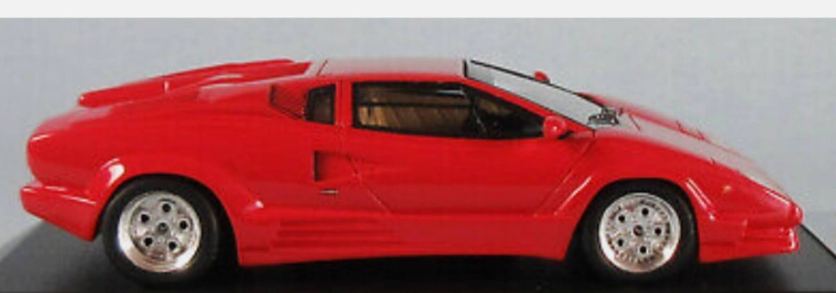 PREMIUM-X 1989 Lamborghini Countach 25th Anniv. (Red) 1/43 Scale