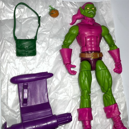Marvel Legends GREEN GOBLIN 6" Figure & Glider VHS 90s Spiderman Animated Pulse - Picture 6 of 14