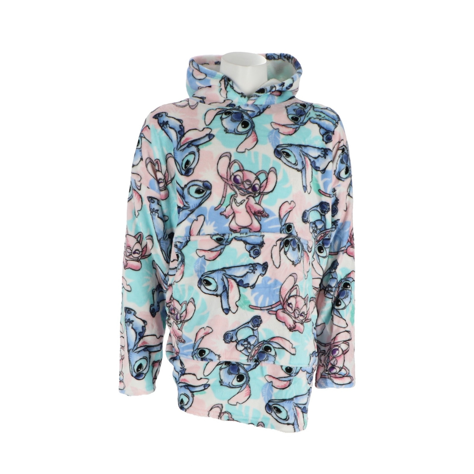 Толстовка с капюшоном Disney Lilo - Stitch Kapuzendecke fr Erwachsene-Decke Onesize 8190₽