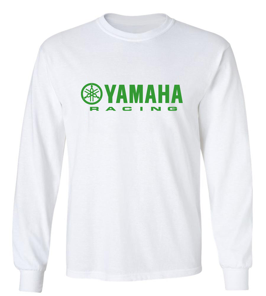 CAMISETA DE CARRERAS YAMAHA MANGA LARGA de motocicletas gráfico